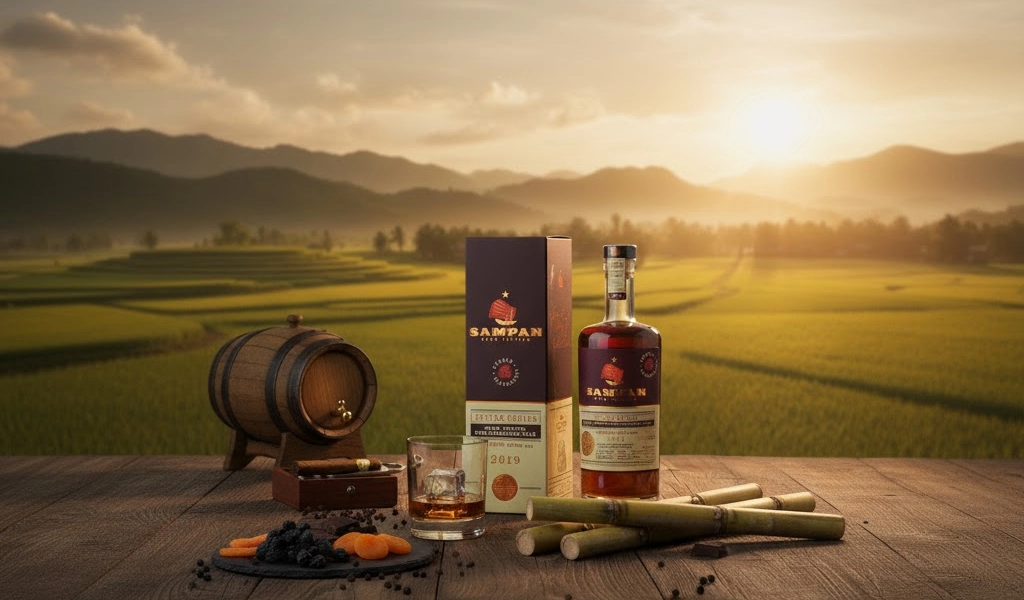 Rượu Rhum Việt Nam Sampan Cellar Series Giá Tốt