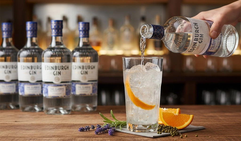 Rượu Gin Scotland Edinburgh The Classic 1000ml Cân Bằng
