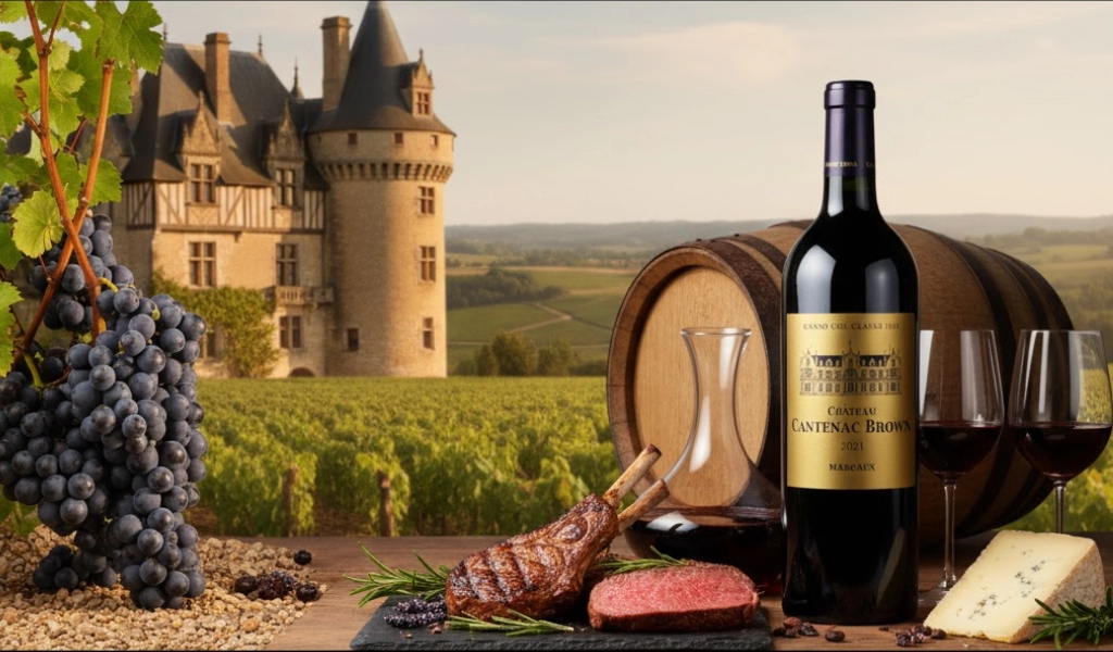 Chateau Cantenac Brown 3rd Classified Growth 2021 Đậm Đà