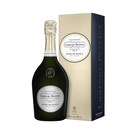 Rượu Champagne Pháp Laurent Perrier Blanc de Blancs Brut Nature Kèm Hộp