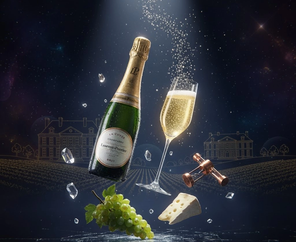 Rượu Champagne Pháp Laurent Perrier Brut La Cuvee 375ml