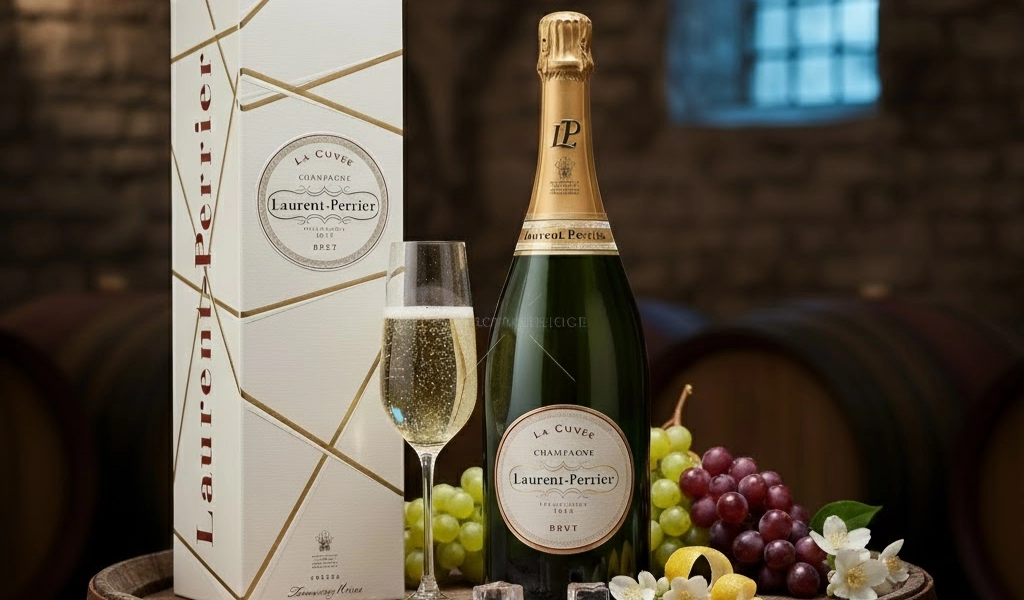 Rượu Champagne Pháp Laurent Perrier Brut La Cuvee 1.5L Kèm Hộp