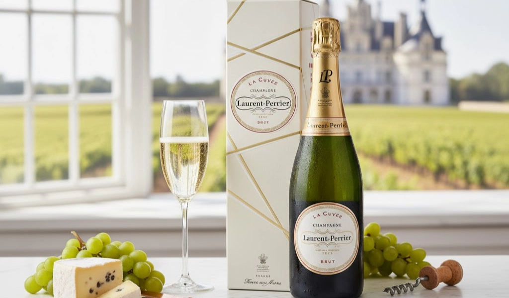 Rượu Champagne Pháp Laurent Perrier Brut La Cuvee Kèm Hộp