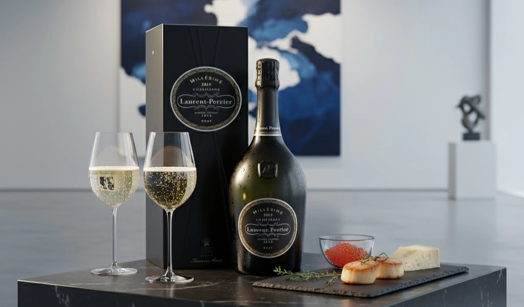 Rượu Champagne Pháp Laurent Perrier Brut Millesime Kèm Hộp