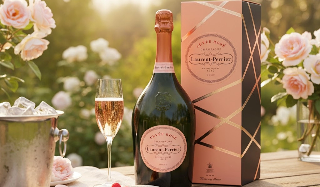 Rượu Champagne Pháp Laurent Perrier Cuvee Rose 1.5L Kèm Hộp