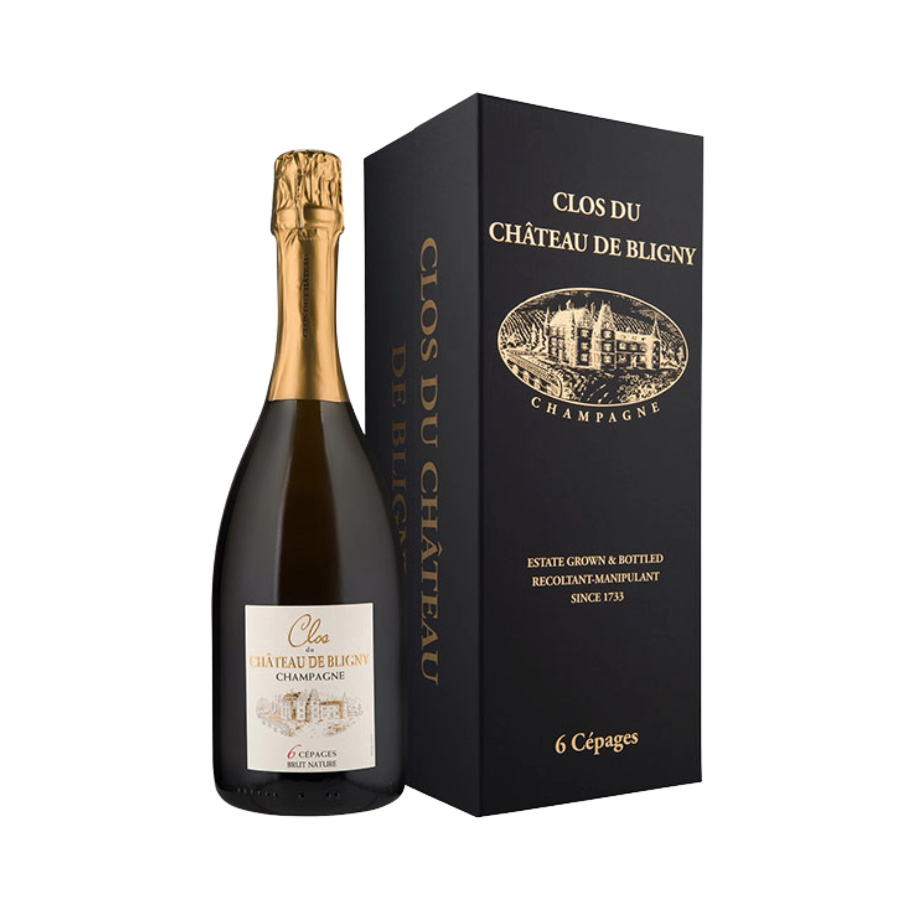 Rượu Champagne Pháp Chateau de Bligny Clos du Chateau Brut Nature 6 Varietals