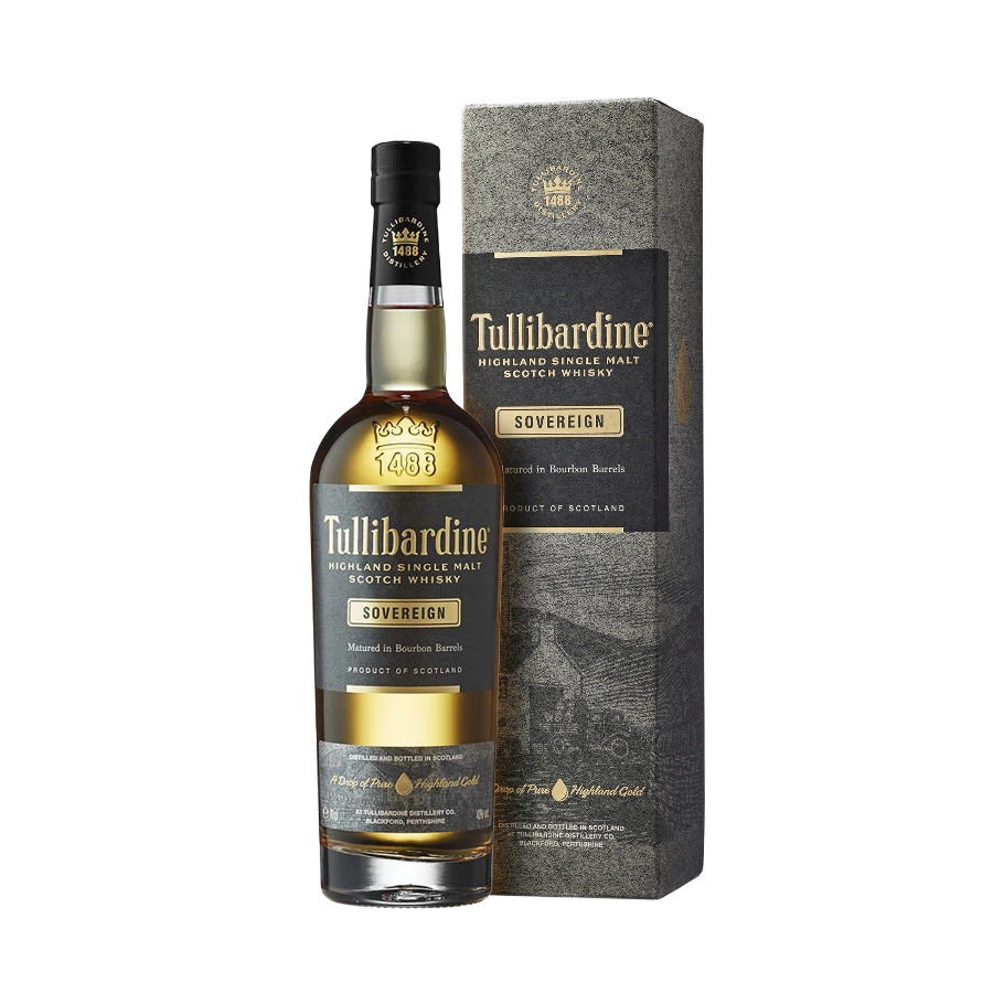Rượu Whisky Tullibardine Sovereign Matured In Bourbon Barrels