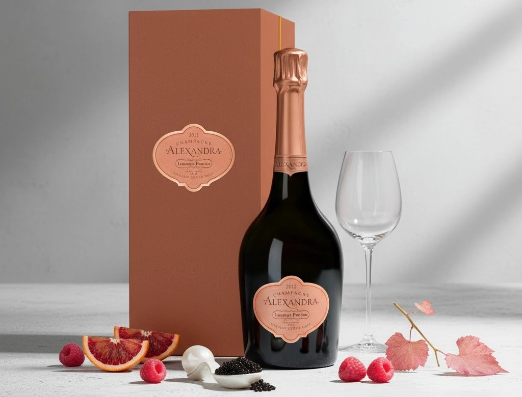 Rượu Champagne Pháp Laurent Perrier Alexandra Grande Cuvee Rose Kèm Hộp