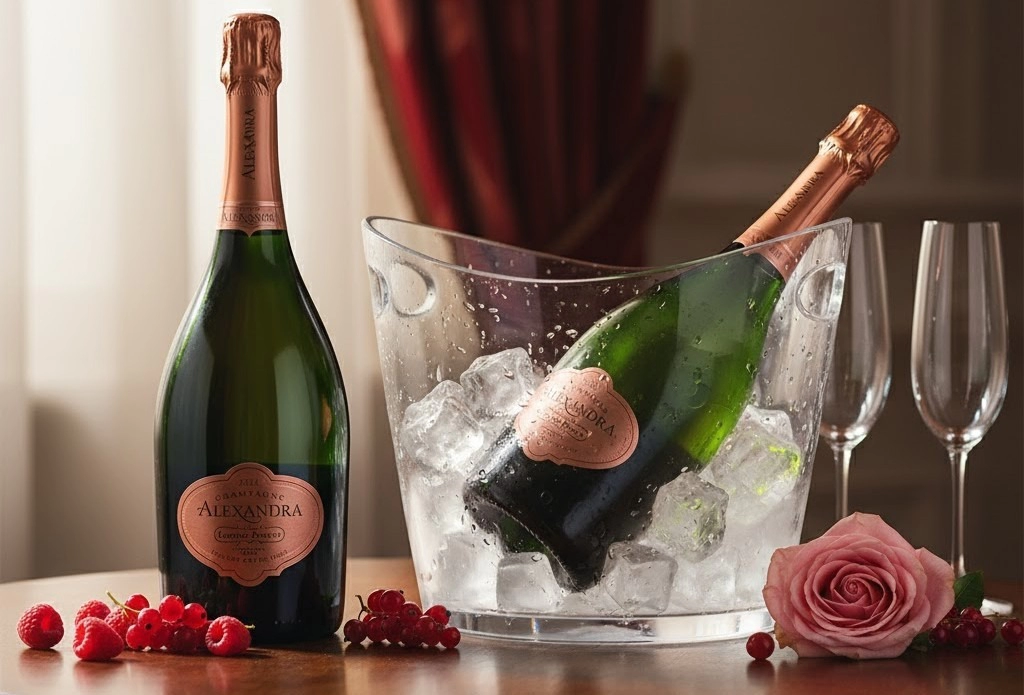 Champagne Pháp Laurent Perrier Alexandra Grande Cuvee Rose 1.5L Thanh Lịch