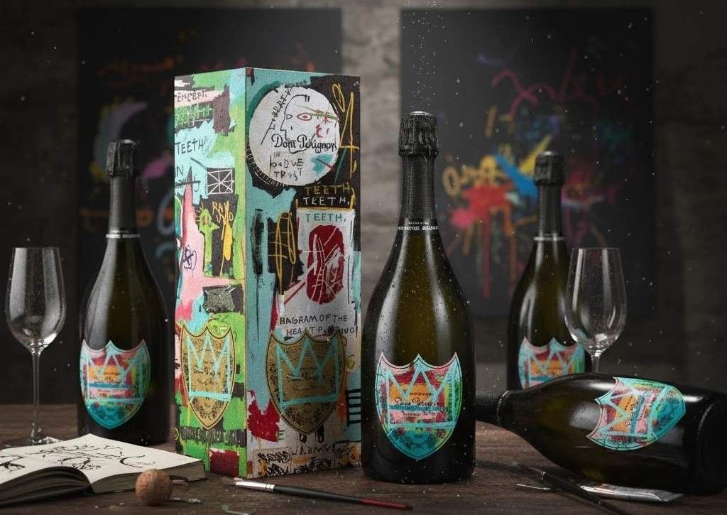 Champagne Pháp Dom Perignon Special Edition Jean Michel Basquiat 2015 Nổi Tiếng