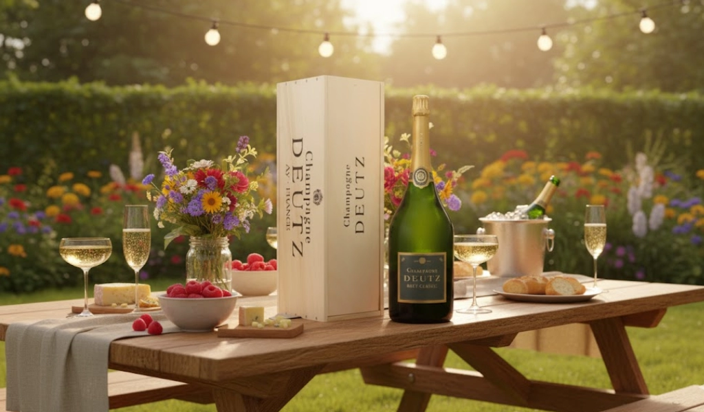 Rượu Champagne Pháp Deutz Brut Classic Imperial 6L Kèm Hộp