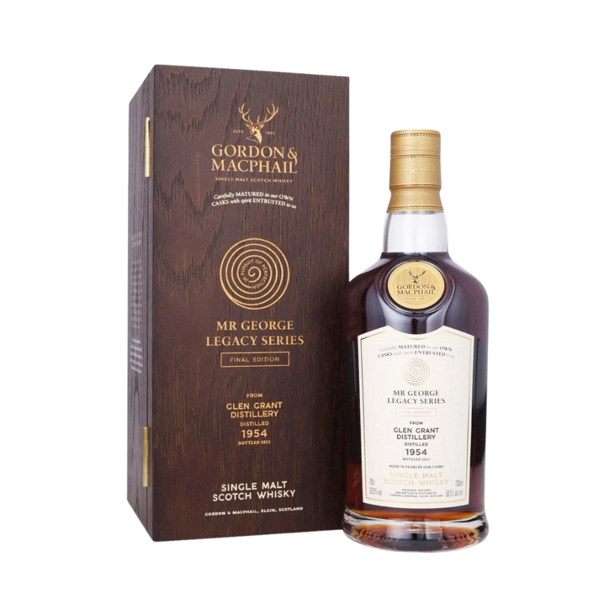 Rượu Whisky Glen Grant 70 Year Old 1954 Mr George Legacy Final Edition