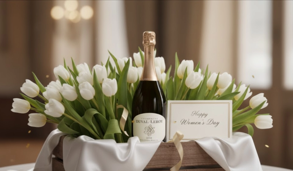 Champagne Pháp Duval Leroy Blanc De Blancs Premier Cru Brut 2008 Kèm Hoa