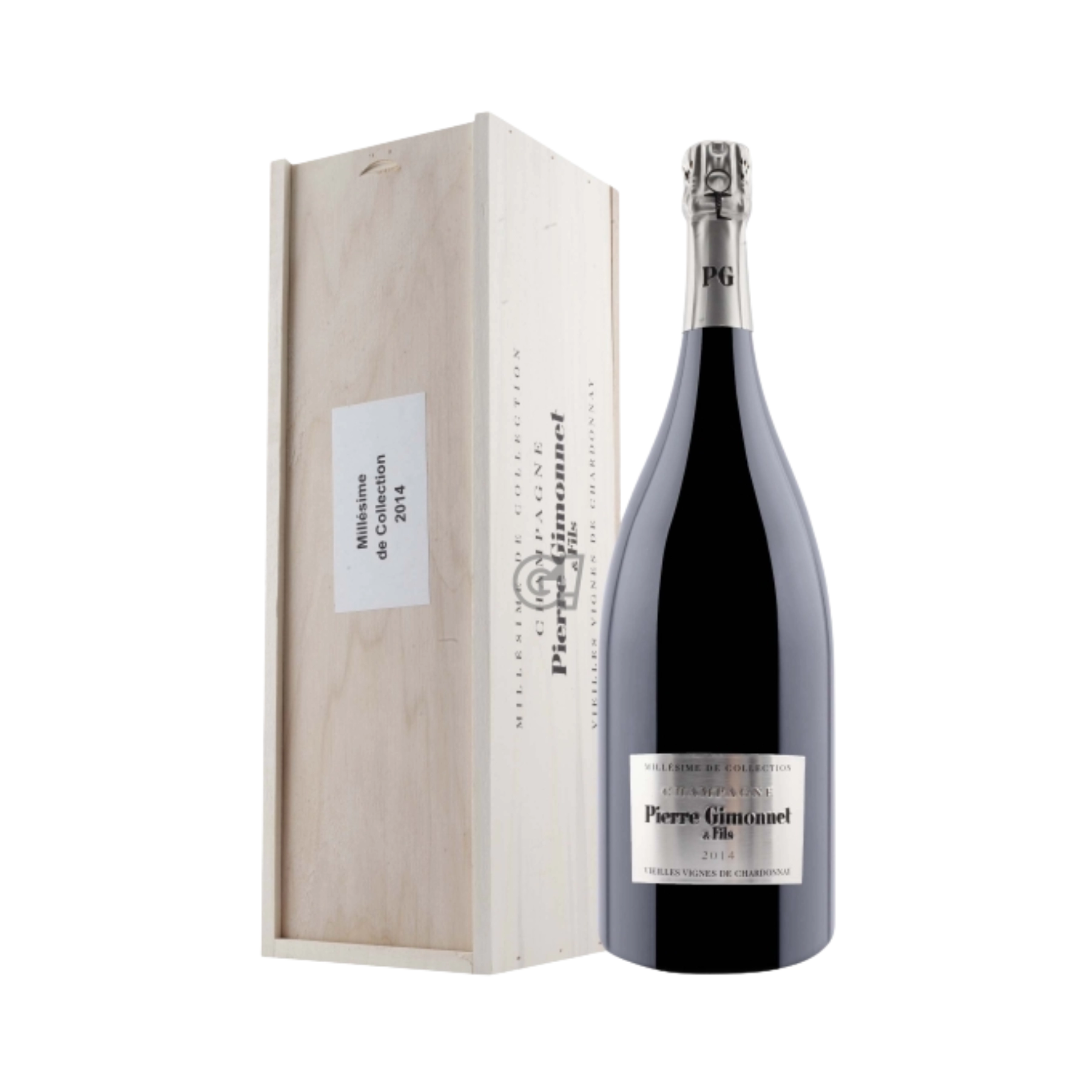 Rượu Champagne Pháp Pierre Gimonnet Extra Brut Millesime de Collection 1.5L 2014 Kèm Hộp