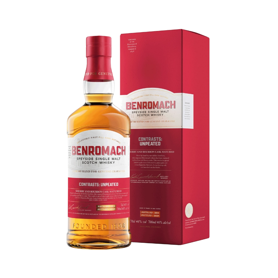 Rượu Whisky Benromach 9 Year Old Unpeated 2014