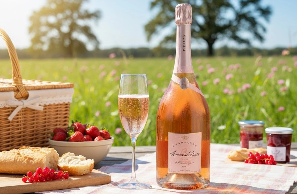 Rượu Champagne Amour de Deutz Rosé 1.5L 2009 Thanh Lịch