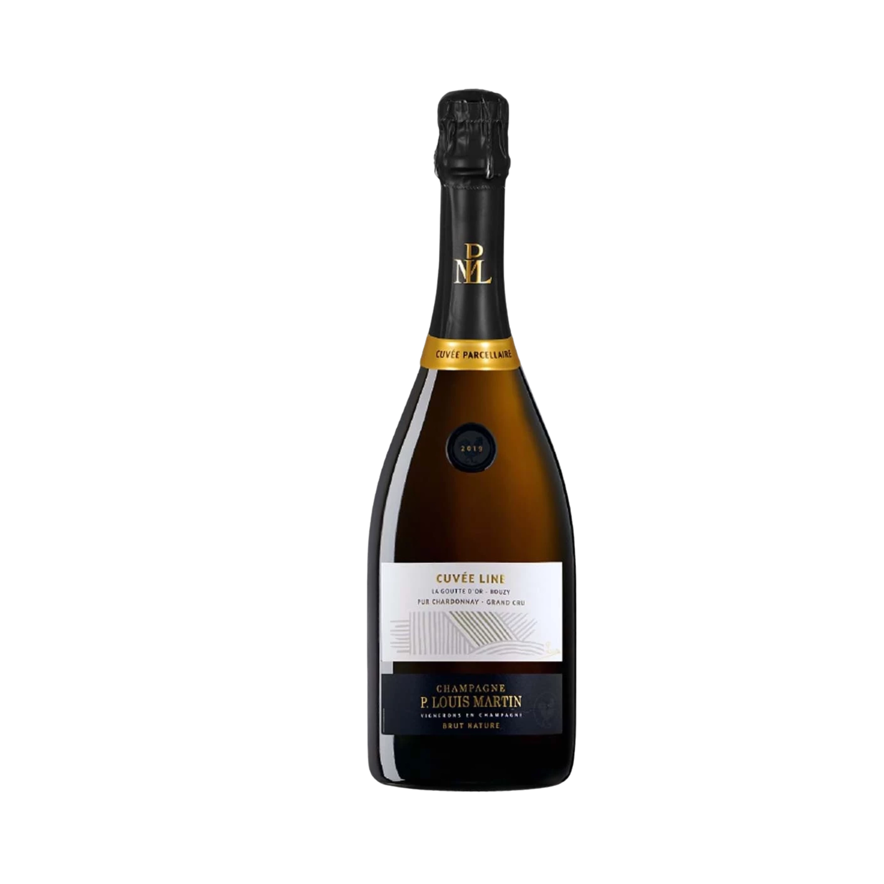 Rượu Champagne Pháp P. Louis Martin Brut Nature Cuvee Line La Goutte dOr Bouzy Grand Cru 2019