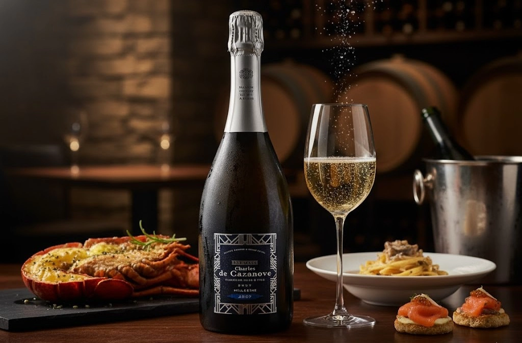 Rượu Champagne Charles de Cazanove Vintage 2007 Đặc Trưng