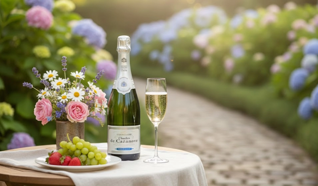 Rượu Champagne Pháp Champagne Charles de Cazanove Brut Blanc de Blancs