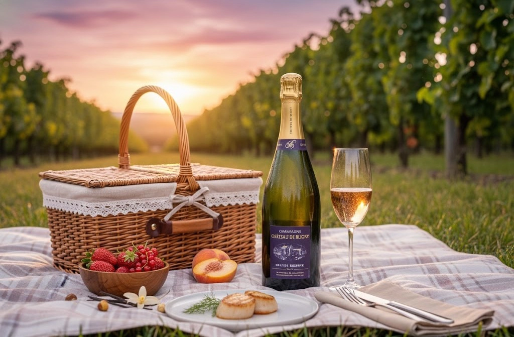 Rượu Champagne Chateau de Bligny Brut Grande Reserve Vượt Trội