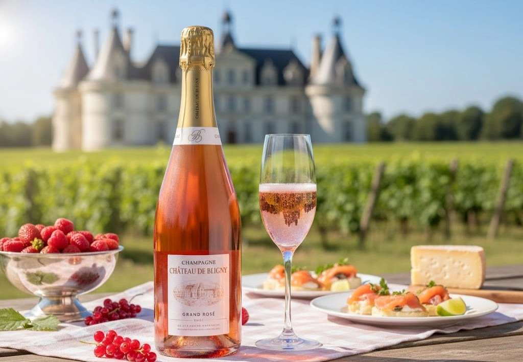 Rượu Champagne Chateau De Bligny Brut Rosé Thanh Khiết