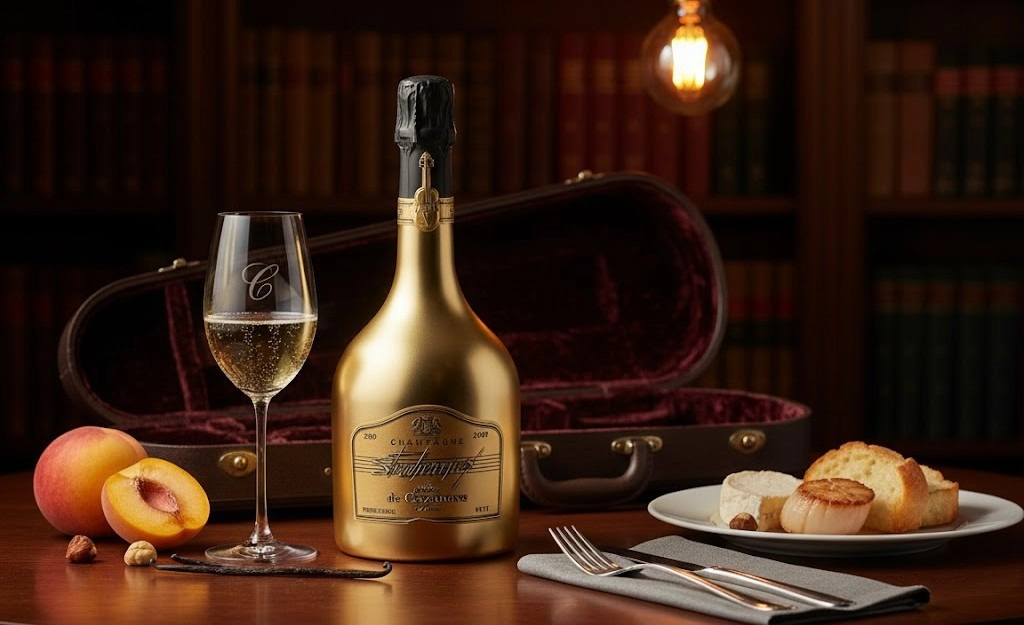 Rượu Champagne Charles de Cazanove Stradivarius 2009 Thanh Khiết