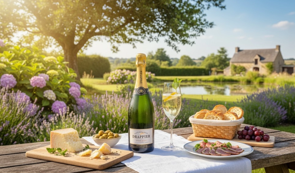 Rượu Champagne Pháp Drappier Brut Carte dOr 0.200L