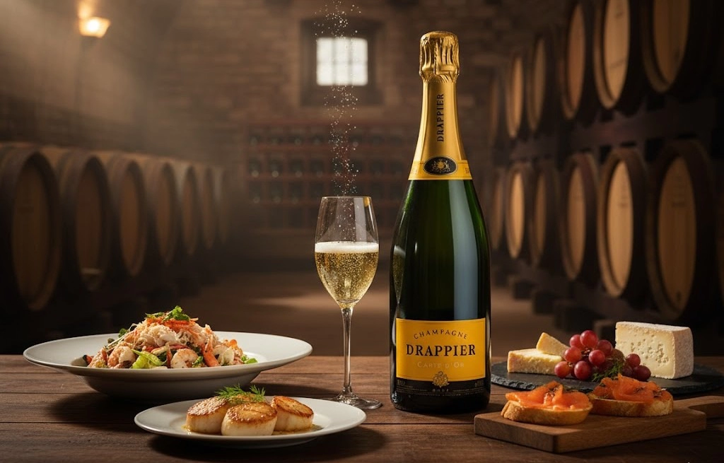 Rượu Champagne Drappier Brut Carte d'Or Magnum 1.5L Phù Hợp
