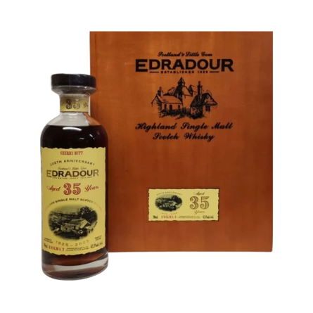 Rượu Whisky Edradour 35 Year Old Enigma No.2 200th Anniversary 1989 Bottled 2025