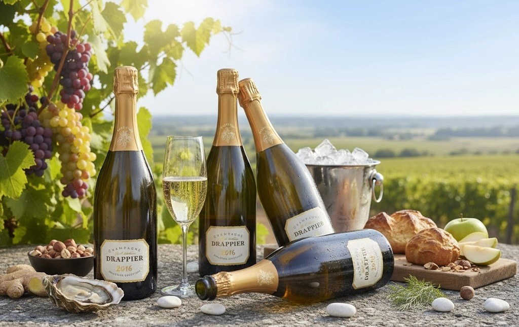 Rượu Champagne Pháp Drappier Millésime Exception Giá Mềm