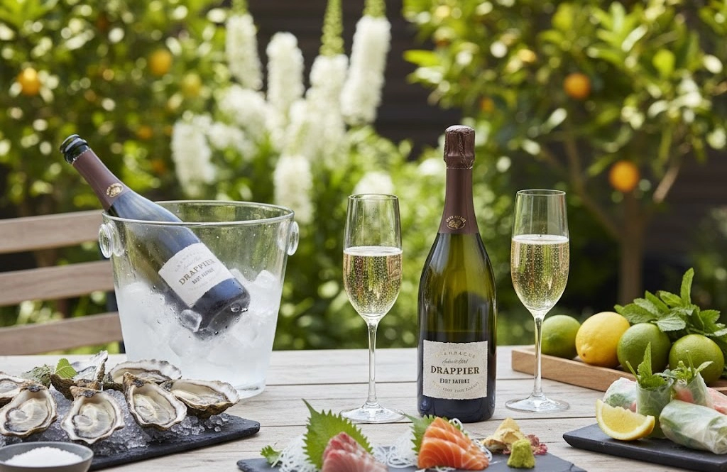 Rượu Champagne Pháp Drappier Brut Nature Zero Dosage Cân Bằng