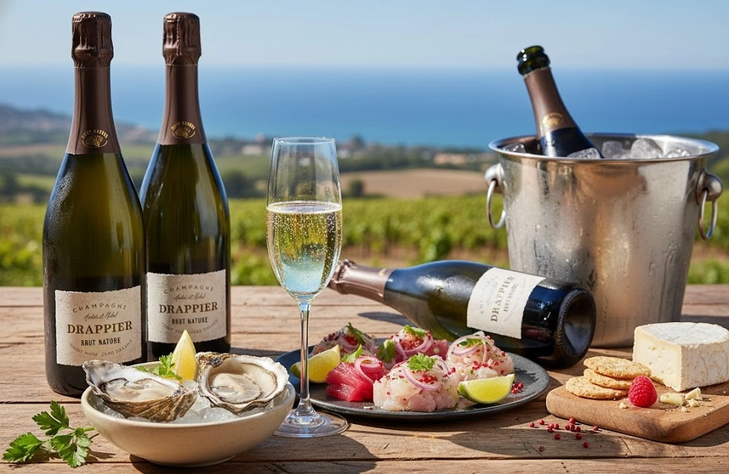 Rượu Champagne Pháp Drappier Brut Nature Zero Dosage Giá Tốt