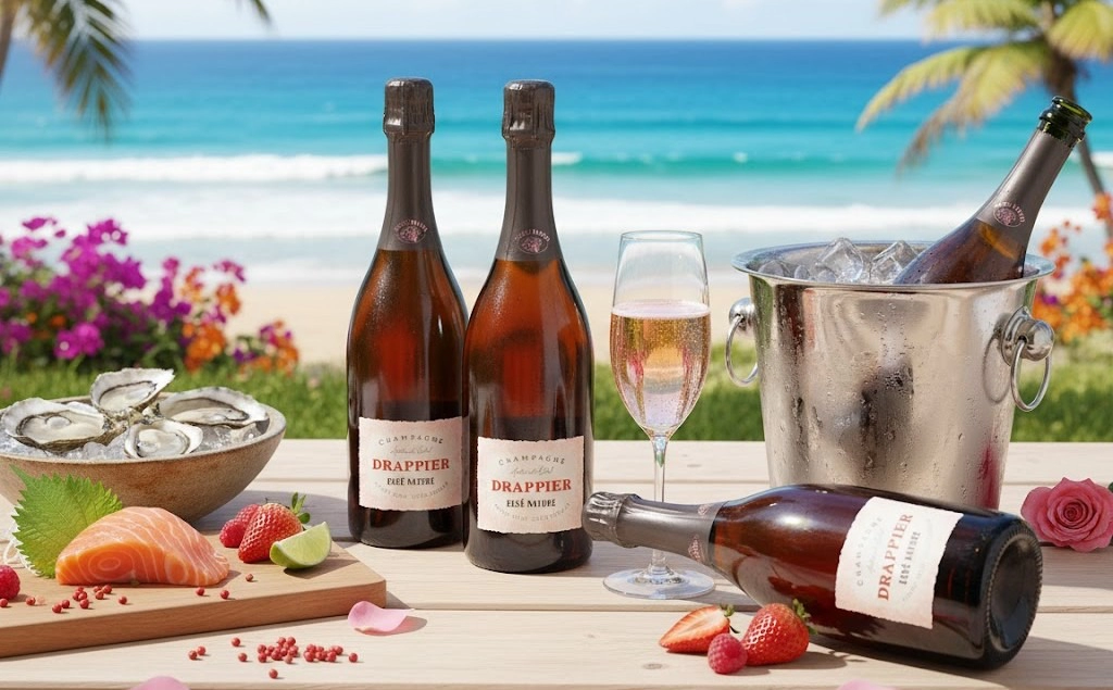 Rượu Champagne Pháp Drappier Brut Nature Rosé Chất Lượng