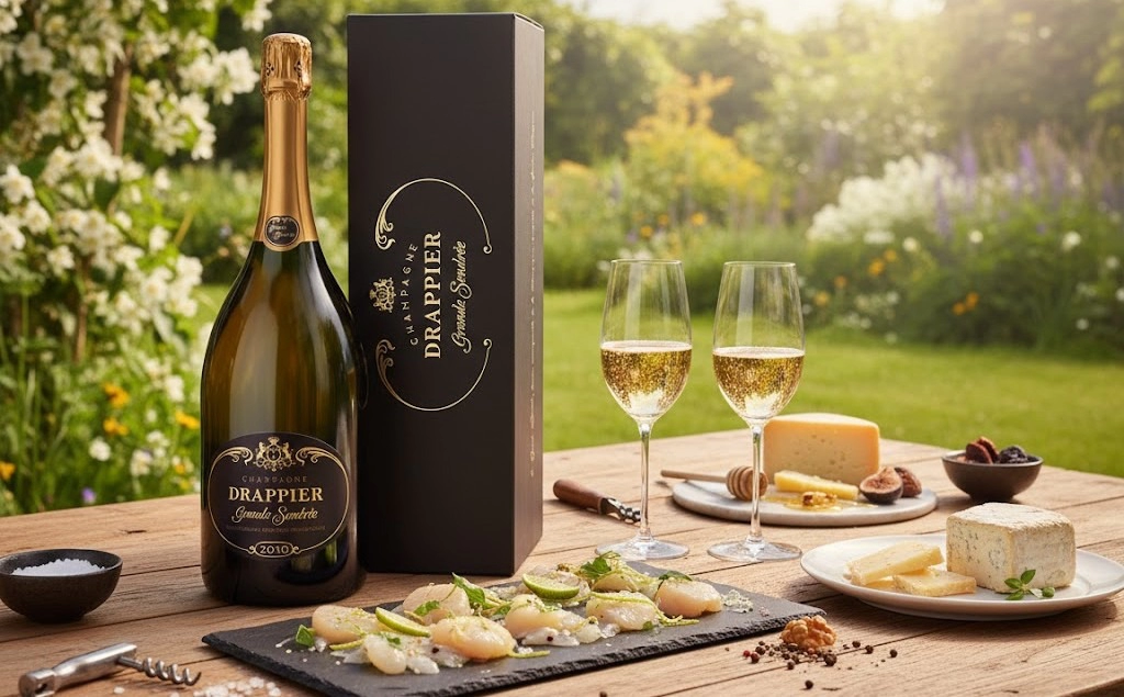 Rượu Champagne Pháp Drappier La Grande Sendree 1.5L Kèm Hộp Độc Quyền