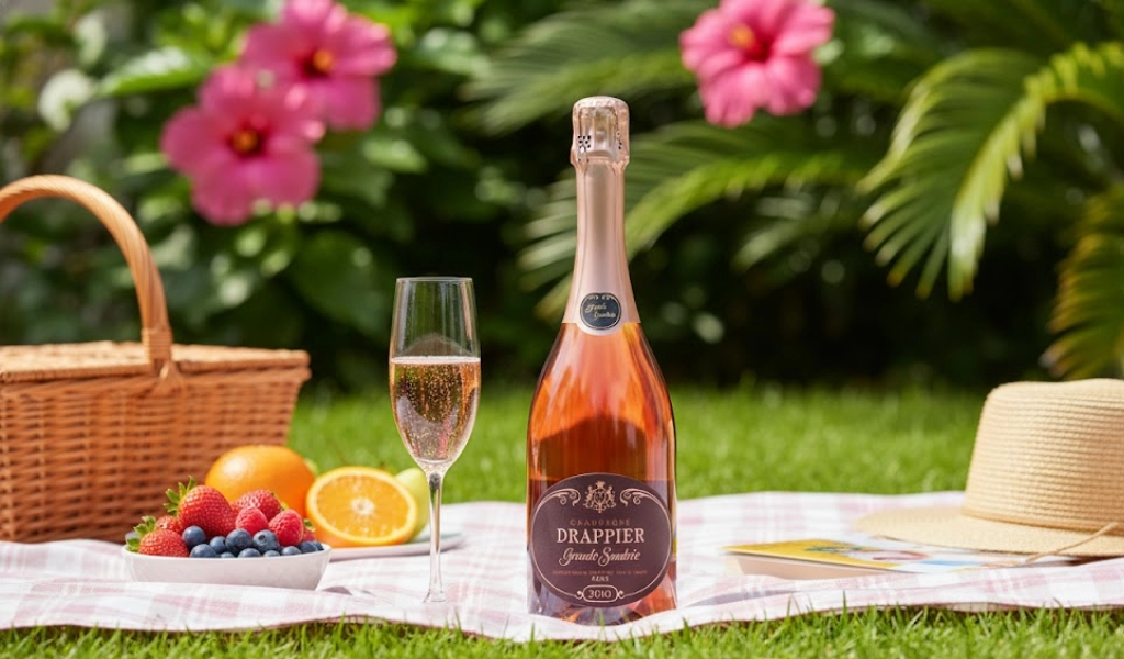 Rượu Champagne Pháp Drappier La Grande Sendree Rose 2010