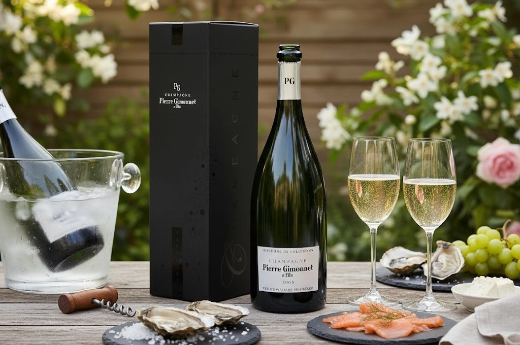 Champagne Pierre Gimonnet Cuis 1er Cru Brut 1.5L Kèm Hộp Ấn Tượng