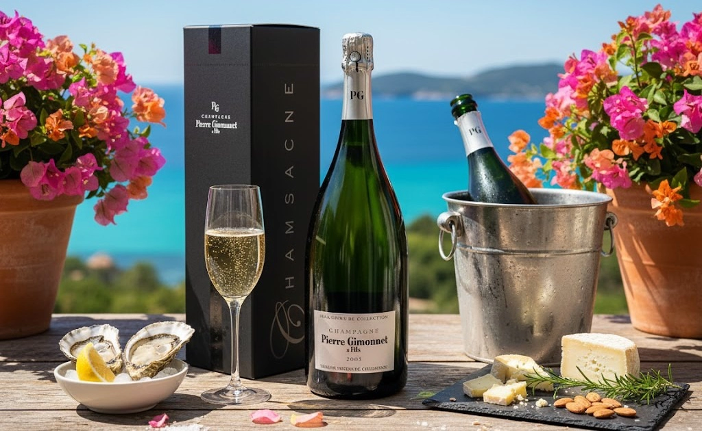  Champagne Pierre Gimonnet Cuis 1er Cru Brut 1.5L Kèm Hộp Tươi Mát