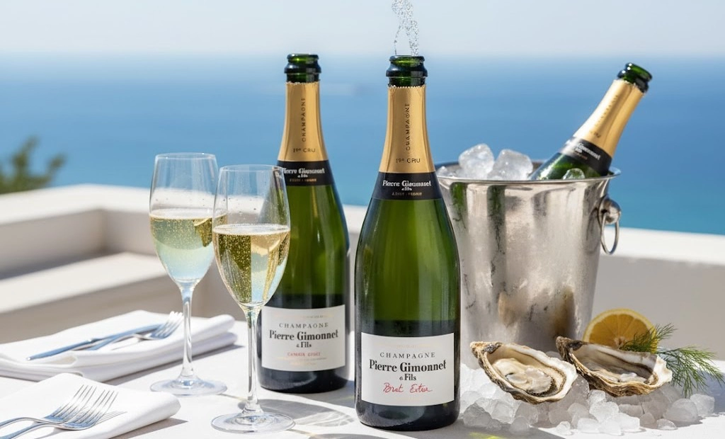 Champagne Pierre Gimonnet Extra Brut Grand Cru Nhẹ Nhàng