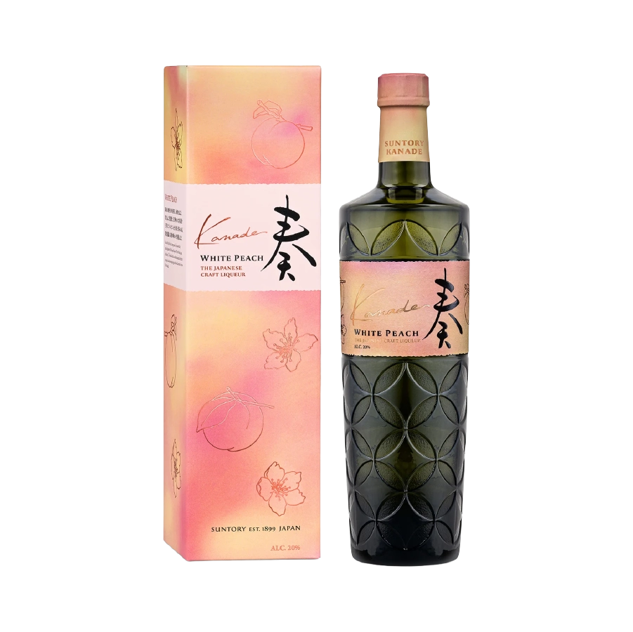 Rượu Liqueur Nhật Suntory Kanade White Peach Vị Hoa Anh Đào