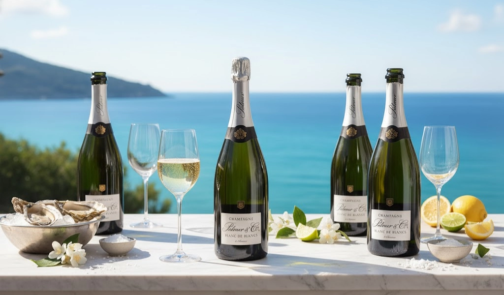 Rượu Champagne Pháp Palmer & Co Blanc de Blancs 1.5L