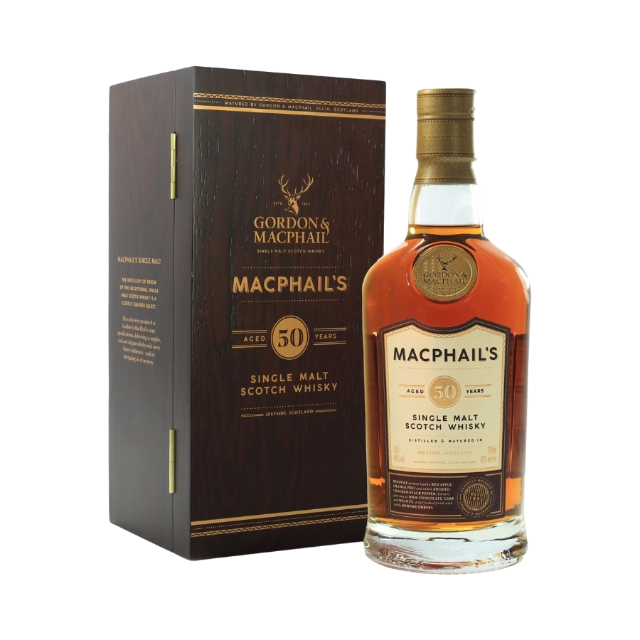 Rượu Whisky Macphail's 50 Year Old Gordon & Macphail