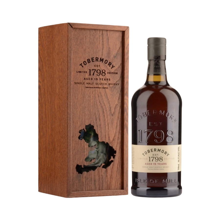 Rượu Whisky Tobermory 15 Year Old 1798 Limited Edition