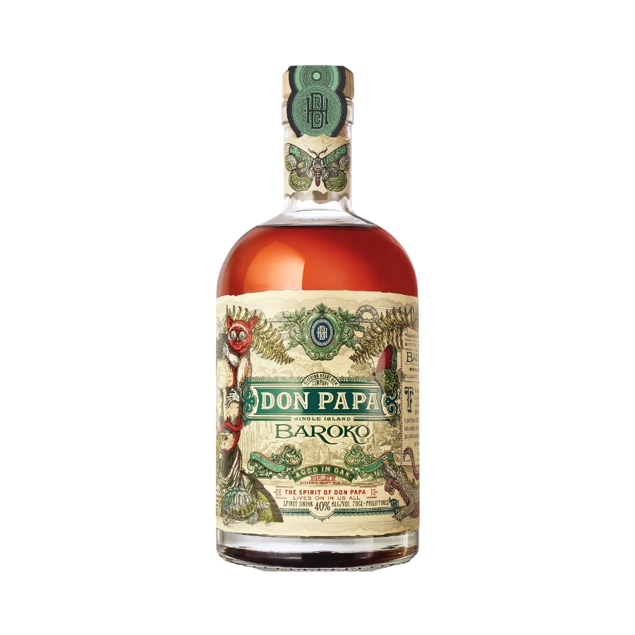 Rượu Rum Philippines Don Papa Baroko