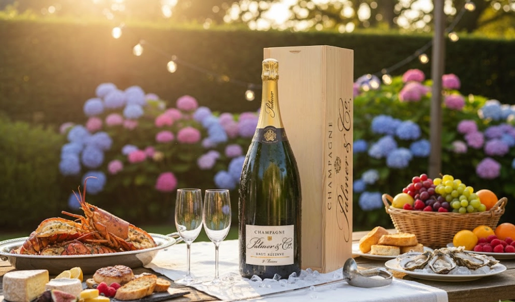 Rượu Champagne Pháp Palmer & Co Brut La Reserve Mathusalem 6L Kèm Hộp