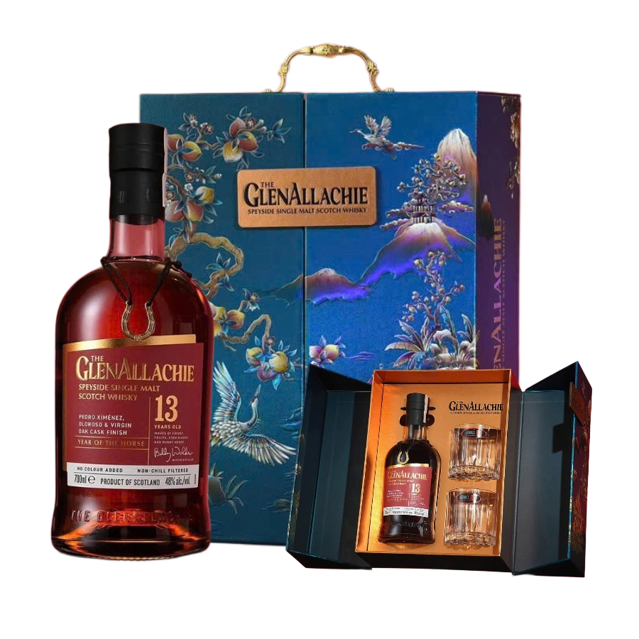 Rượu Whisky Glenallachie 13 Year Old Year Of The Horse Hộp Quà Tết 2026
