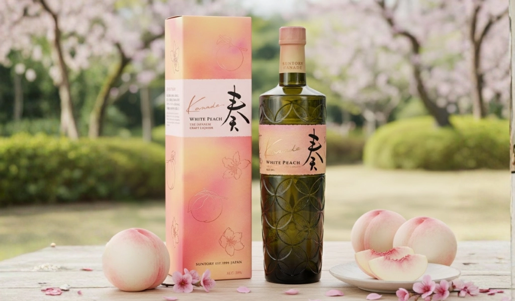 Rượu Liqueur Nhật Suntory Kanade White Peach