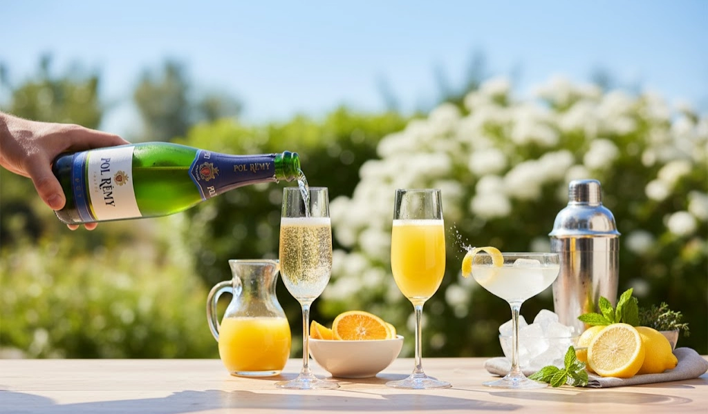 Pha Cocktail Mimosa Với Pol Remy Brut