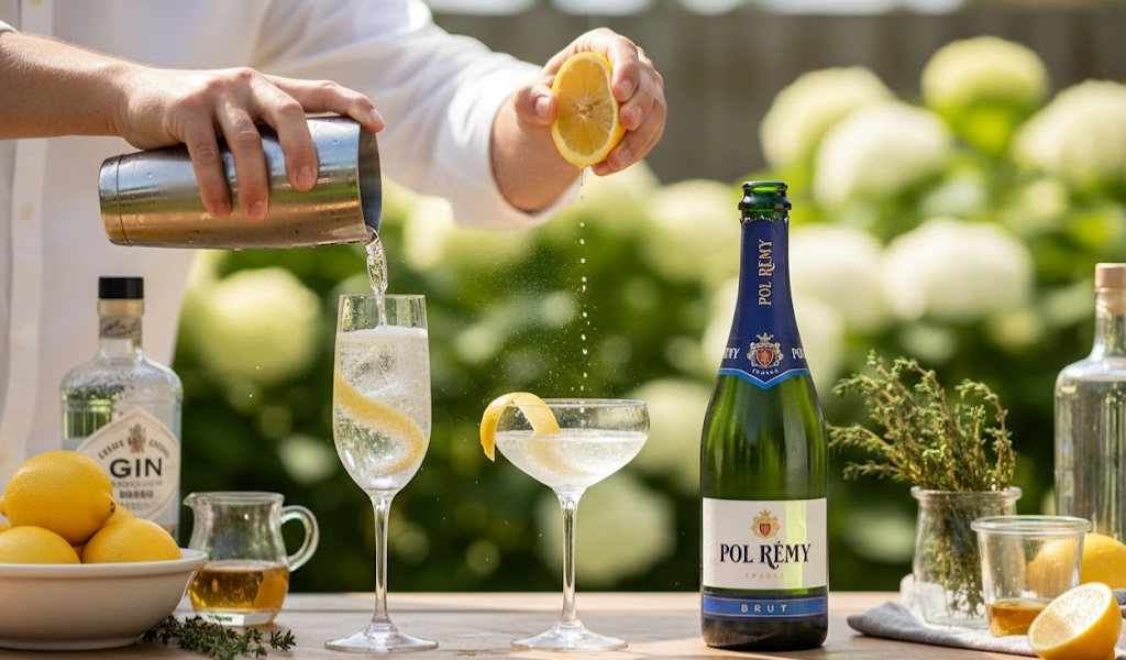 Pha French 75 Với Pol Remy Brut
