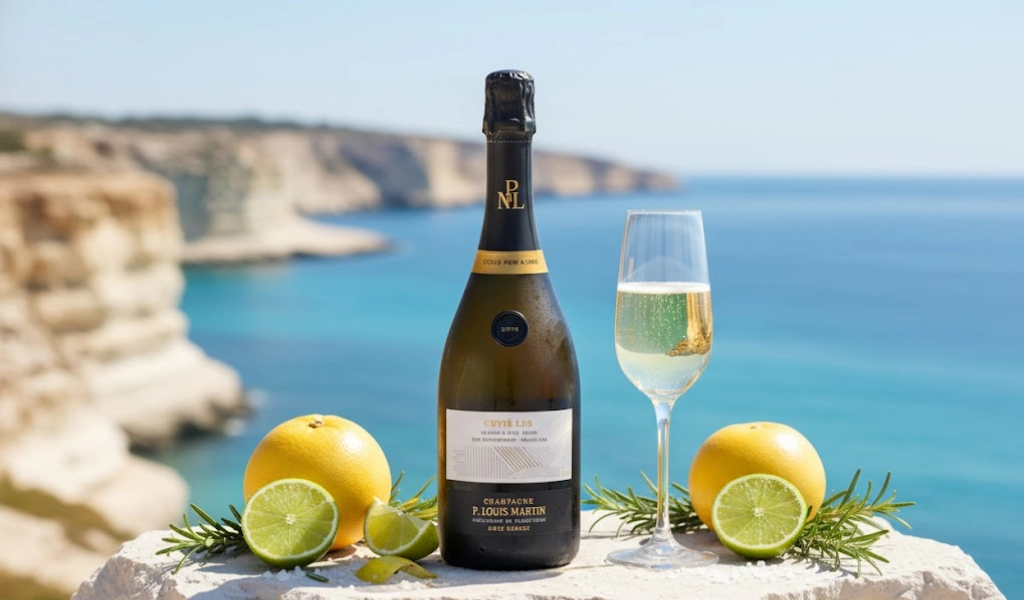 Rượu Champagne Pháp P. Louis Martin Brut Nature Cuvee Line La Goutte dOr Bouzy Grand Cru 2019