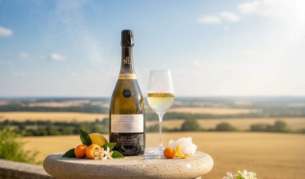 P. Louis Martin Brut Nature Cuvee Line La Goutte dOr Bouzy Grand Cru 2019